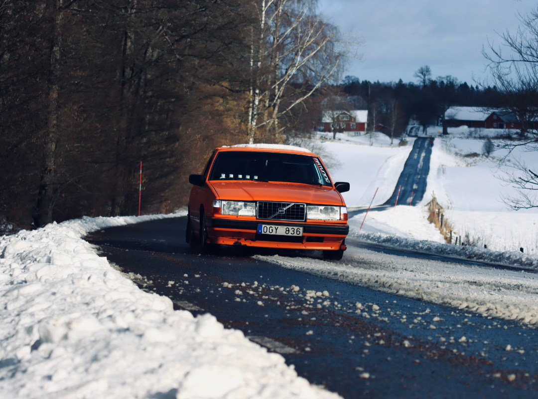 A-traktor på väg